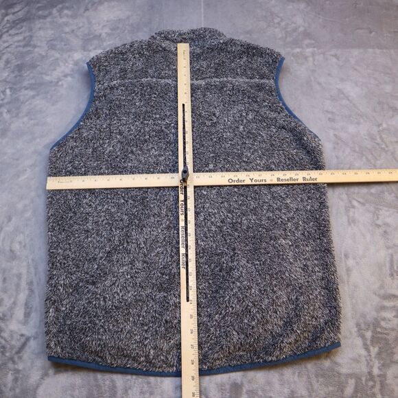 Southern Shirt Vest Men Large Gray Soft Full Zip Up Leeveless Outdoor Mock Neck - Picture 4 of 11